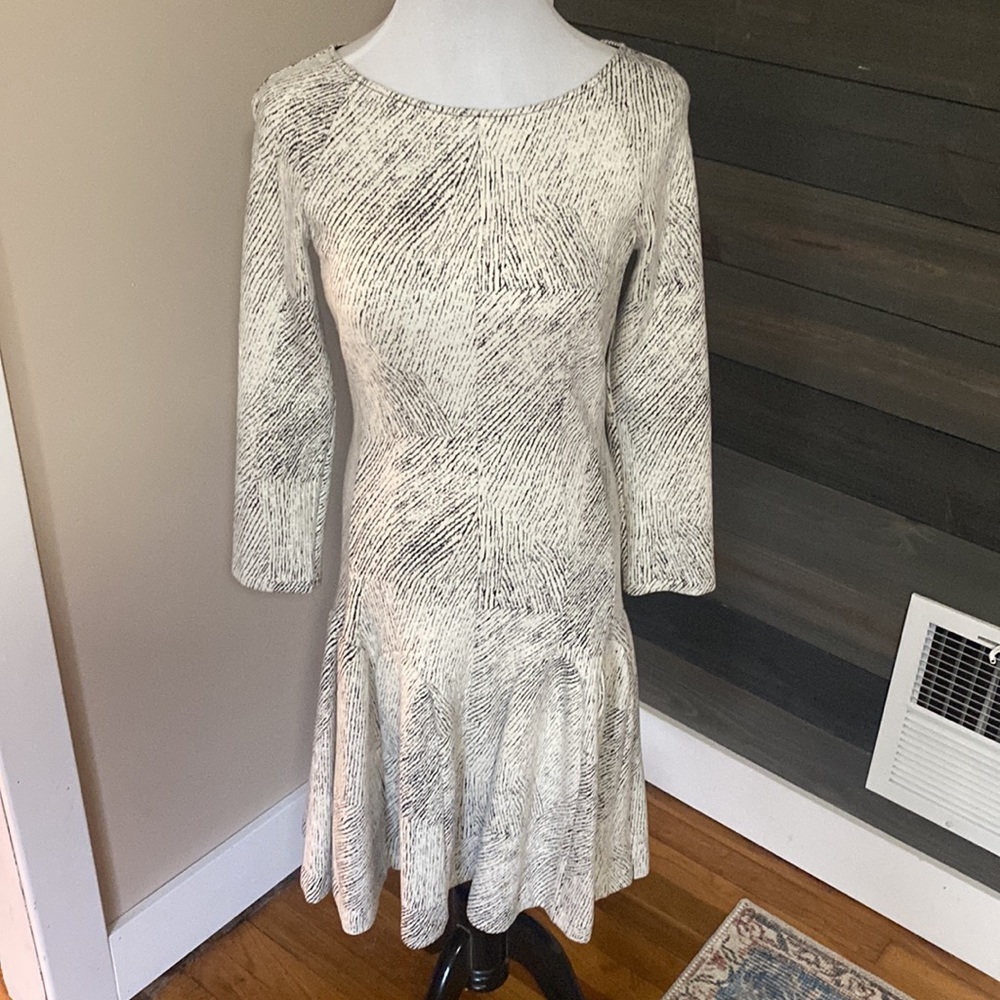 Banana Republic Black and White Dress